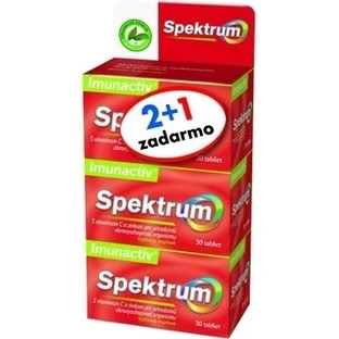 Spektrum Imunaktiv 90 tbl 2+1 Promo VB24 1x1 набір, зручна мультивітамінна упаковка для імунітету