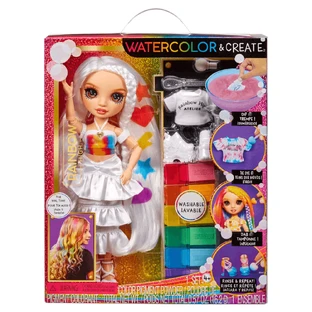 Акварель Создай куклу с карими глазами, +4 года, Rainbow High