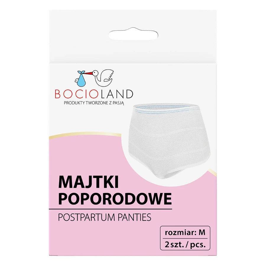 Bocioland, післяпологові трусики, сітка, розмір M, 2 штуки: ціни та характеристики