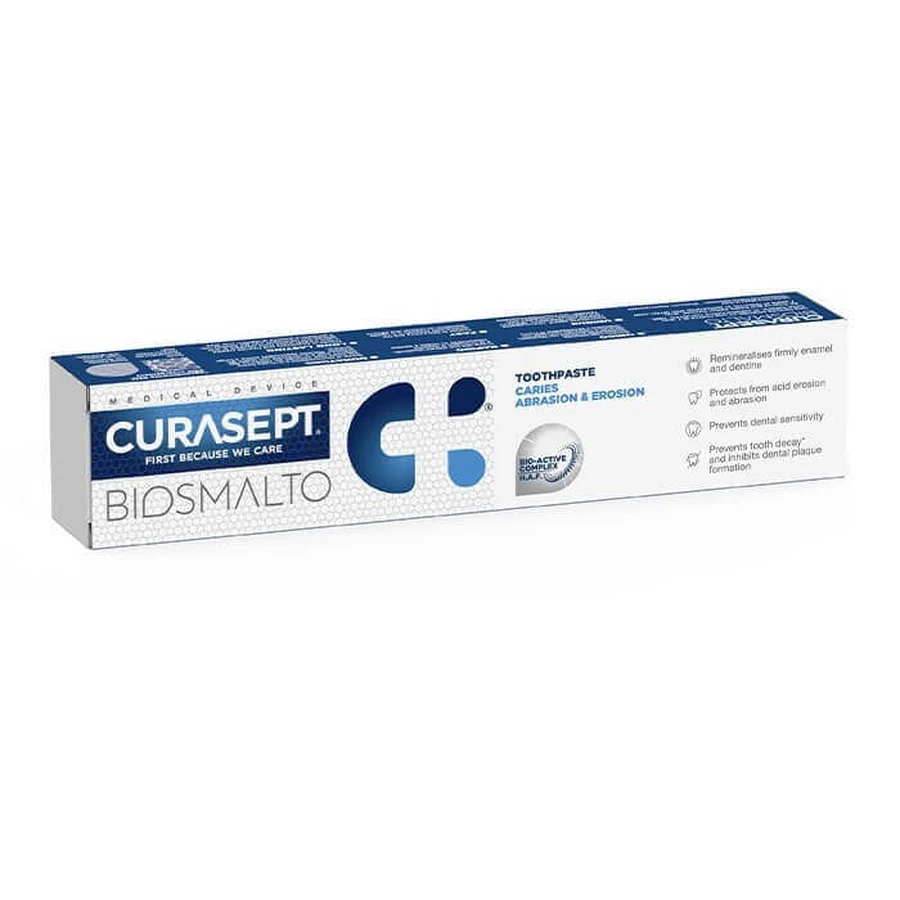 Зубная паста Curasept Biosmalto Caries Abrasion, 75 мл: цены и характеристики