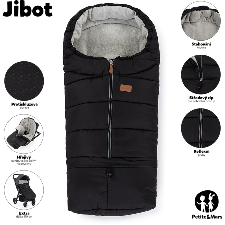 Petite&Mars Jibot Adjustable 3in1 Fusak Charcoal Grey: цены и характеристики