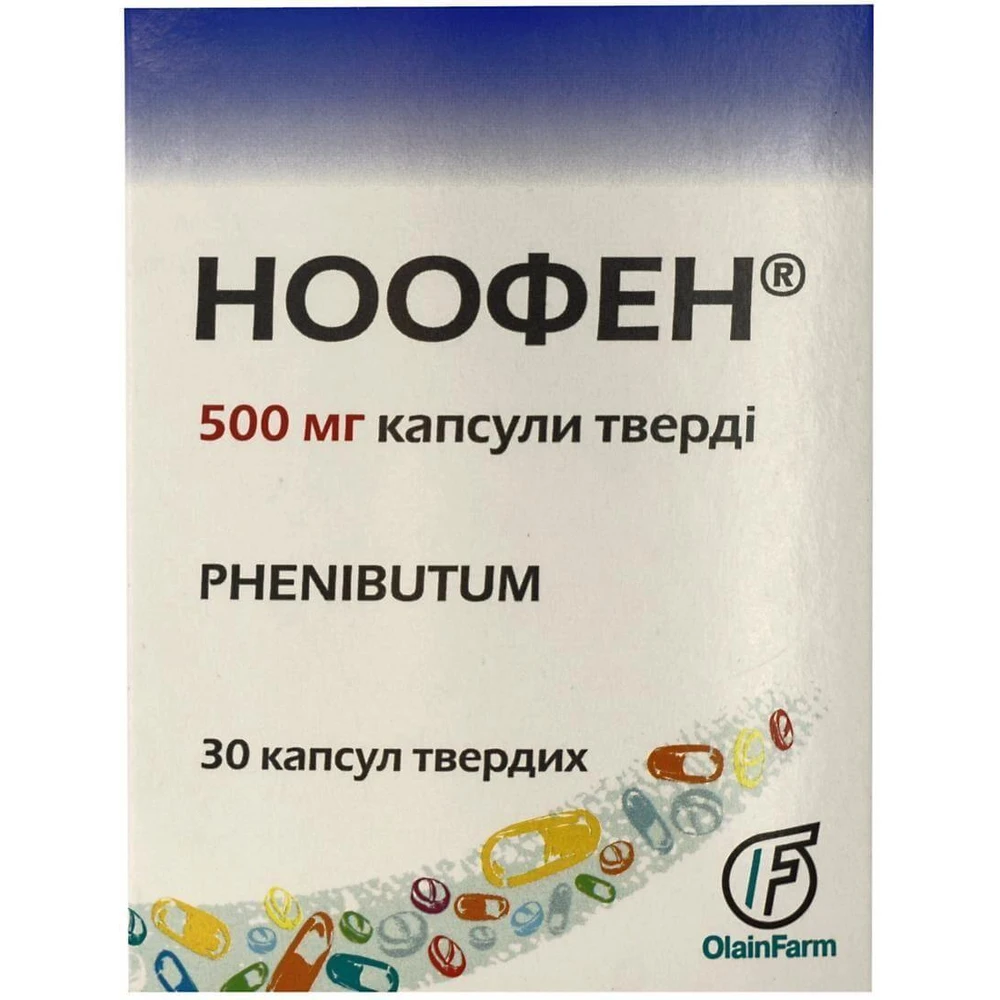 Ноофен капс. тверд. 500 мг блистер №30: цены и характеристики