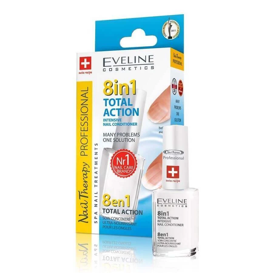 Total Action Nail Therapy 8IN1, 12 мл, Eveline Cosmetics: цены и характеристики