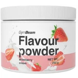 GymBeam Вкусовой порошок клубника-сливки 250 г