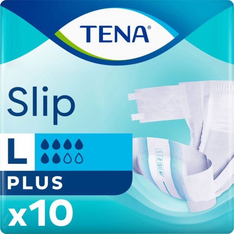 Підгузники для дорослих Tena Slip Plus Large 10 шт: ціни та характеристики