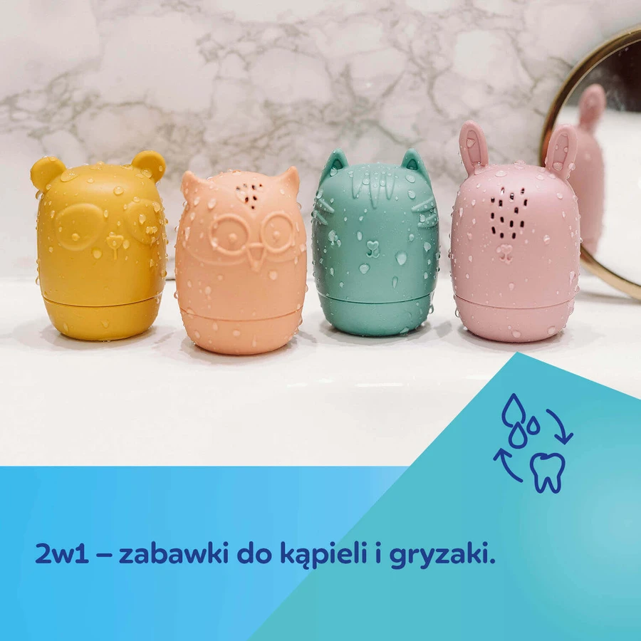 Canpol Babies, набор силиконовых игрушек для купания, 80/308, от 3 месяцев, 4 штуки: цены и характеристики