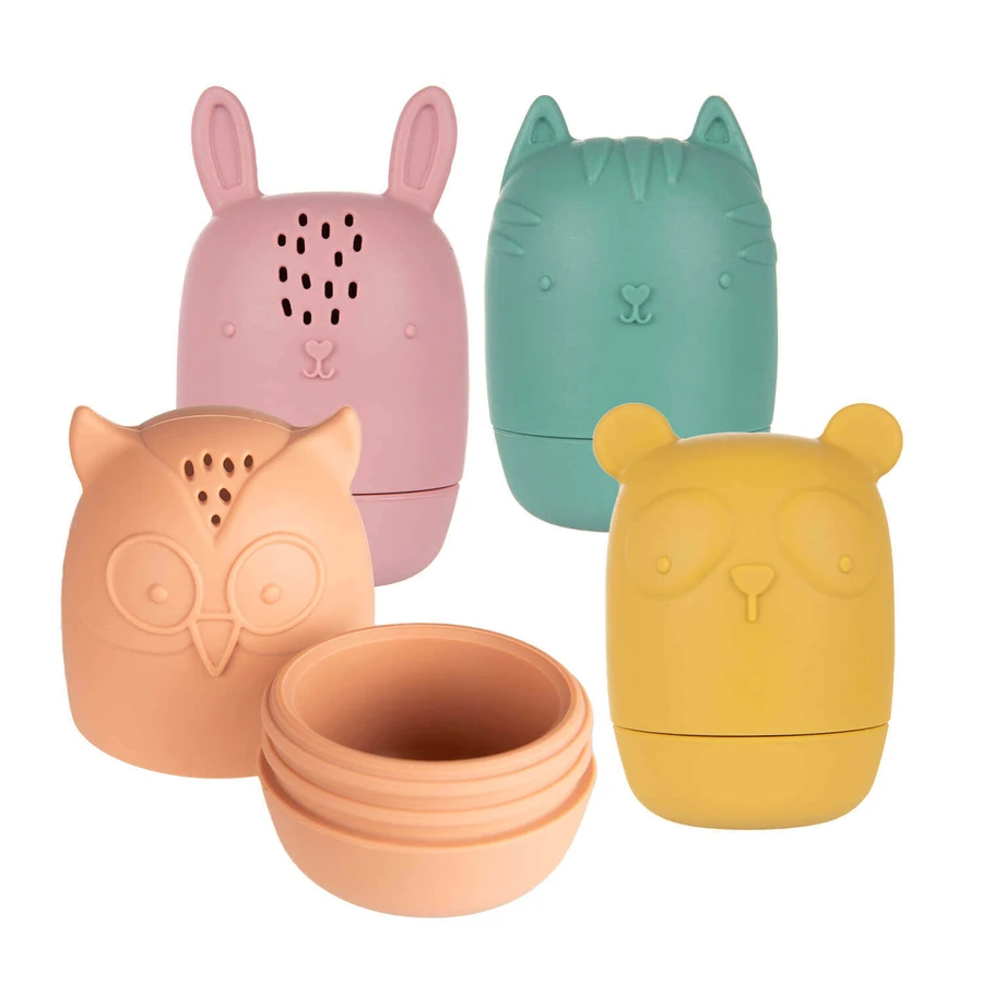 Canpol Babies, набор силиконовых игрушек для купания, 80/308, от 3 месяцев, 4 штуки: цены и характеристики