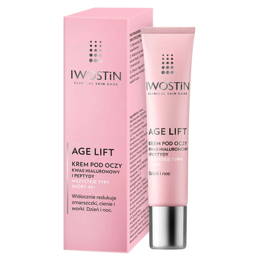 Денний крем Iwostin Age Lift, для нормальної та комбінованої шкіри, SPF 15, 50 мл + крем для шкіри навколо очей, денний та нічний, 15 мл: ціни та характеристики