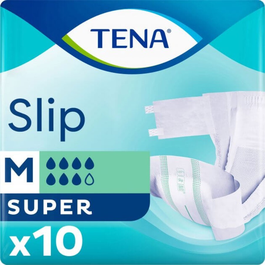 Підгузки для дорослих Tena Slip Super Medium 10 шт: ціни та характеристики