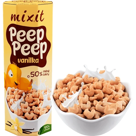 Mixit Peep Peep пластівці - ванільні 280 г: ціни та характеристики