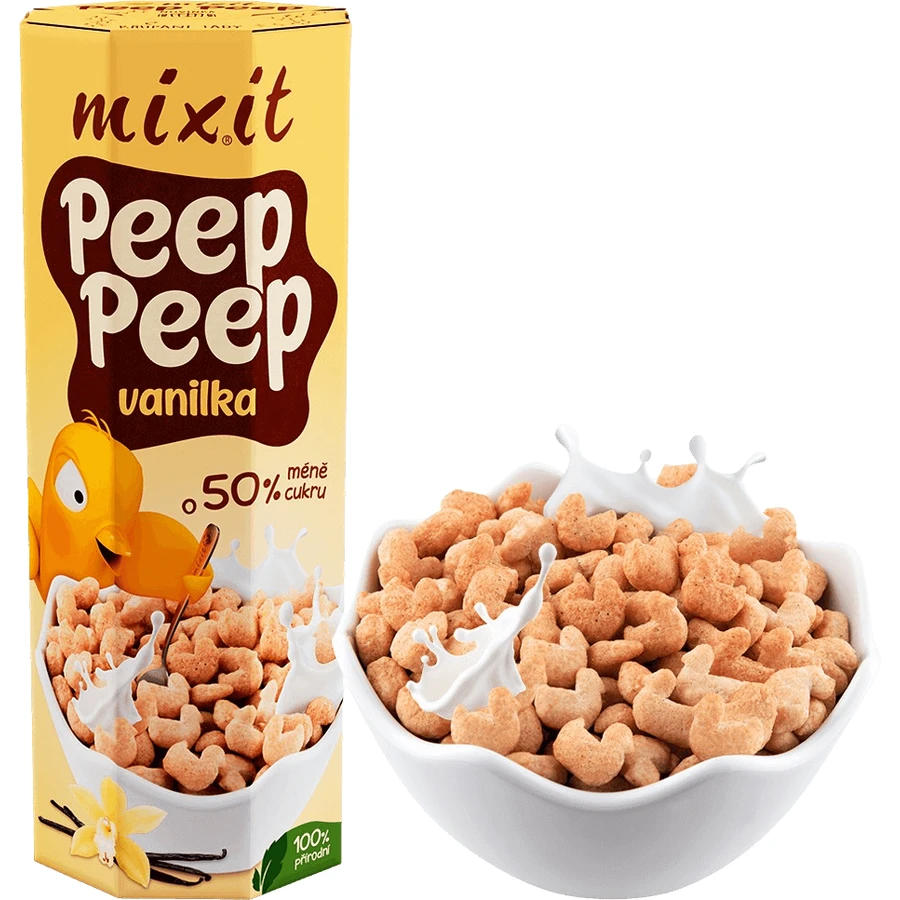 Mixit Peep Peep пластівці - ванільні 280 г: ціни та характеристики