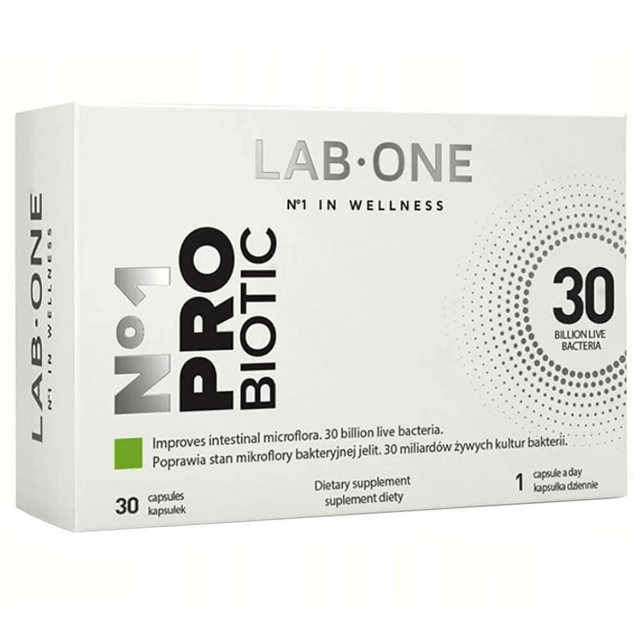 Пробіотик №1 Lab One №1 ProBiotic, 30 капсул: ціни та характеристики