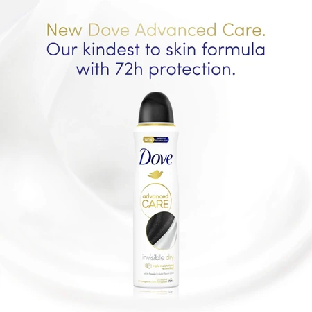 Dove Advanced care Невидимый сухой антиперспирант-спрей 150 мл: цены и характеристики