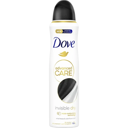 Dove Advanced care Невидимый сухой антиперспирант-спрей 150 мл: цены и характеристики