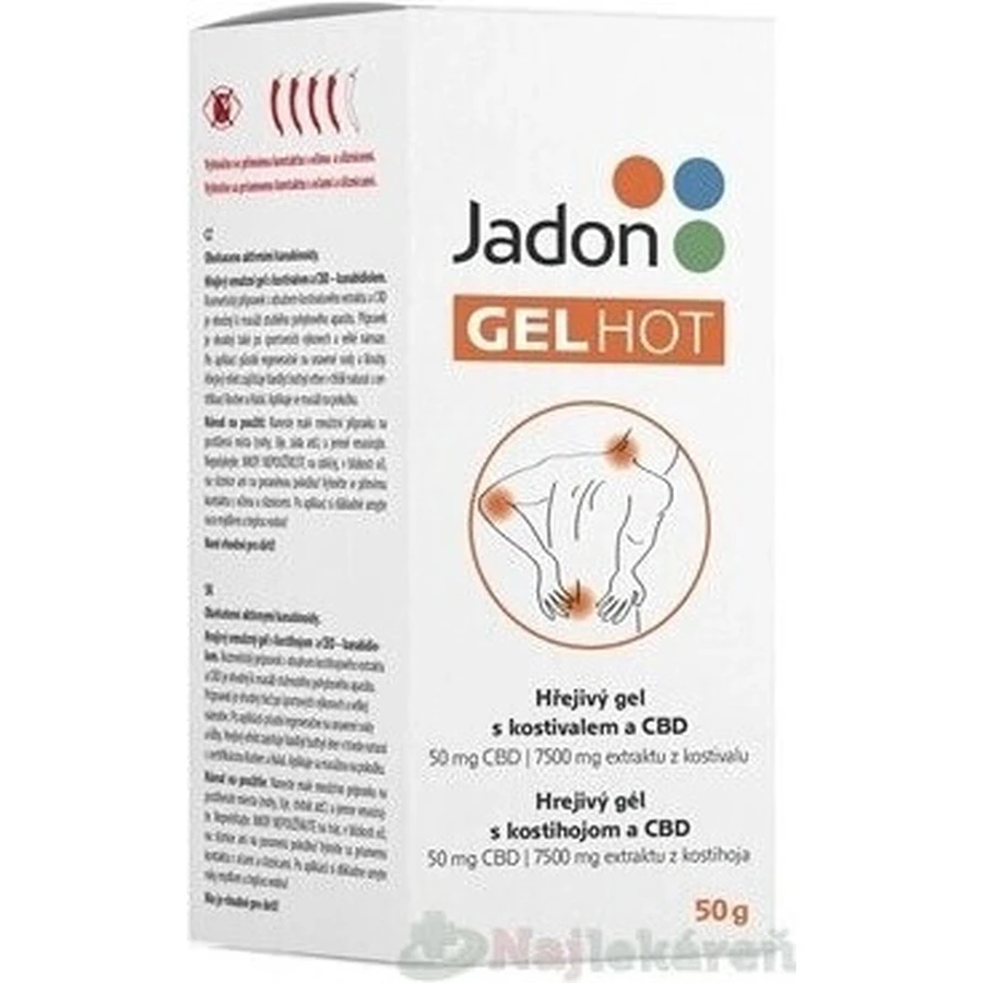 Jadon GEL HOT 1×50 г, разогревающий эмульсионный гель: цены и характеристики