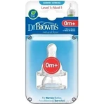 Dr.BROWN'S OPTIONS+ LEVEL 1 1×2 шт, узкие, силиконовые соски 0м+: цены и характеристики