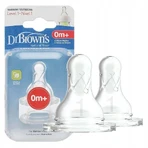 Dr.BROWN'S OPTIONS+ LEVEL 1 1×2 шт, узкие, силиконовые соски 0м+: цены и характеристики