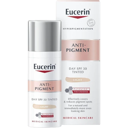 Eucerin ANTI-PIGMENT Денний крем SPF 30 - тонований (світлий) 50 мл: ціни та характеристики