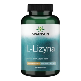 Swanson L-Lysine, L-лизин 500 мг, 100 капсул
