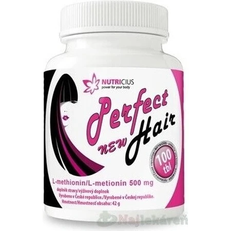 NUTRICIUS Perfect HAIR нова 1×100 табл. дієтична добавка, дієтична добавка: ціни та характеристики