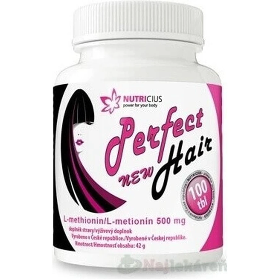 NUTRICIUS Perfect HAIR нова 1×100 табл. дієтична добавка, дієтична добавка: ціни та характеристики