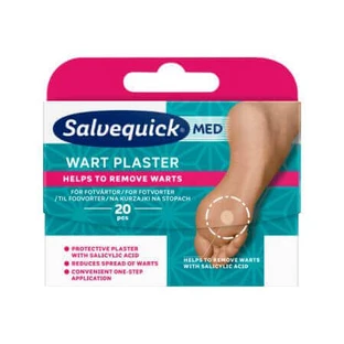 Пластир від бородавок, 20 шт, Salvequick
