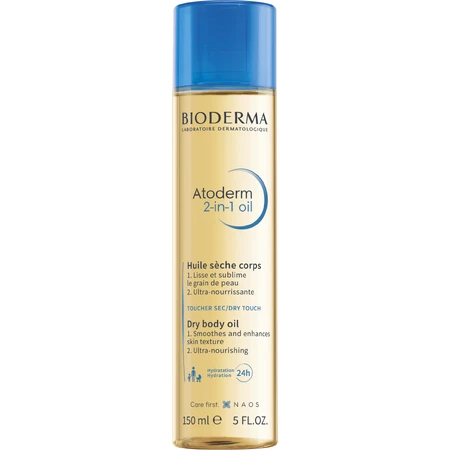 Bioderma Atoderm Oil 2in1, Сухое питательное масло с смягчающим эффектом для сухой кожи 150 мл: цены и характеристики
