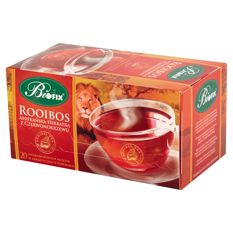 Bi Fix, Admiral Tea Rooibos, чай, 20 пакетиков, поврежденная упаковка: цены и характеристики