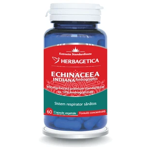 Ехінацея індійська, 60 капсул, Herbagetica