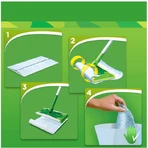 Набор салфеток Swiffer с 1 ручкой, 8 сухими салфетками и 3 салфетками для фиксации: цены и характеристики