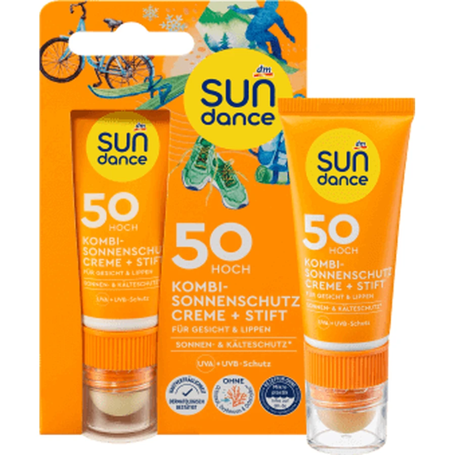 Sundance Sun Protecie солнцезащитный крем + стик комбинированный, 20 мл: цены и характеристики