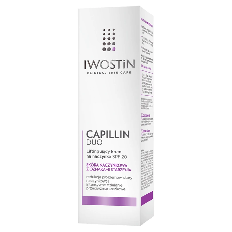 Iwostin Capillin Duo, ліфтинг-крем для капілярів SPF20, 40 мл: ціни та характеристики