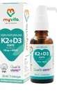 Вітамін К2 100 мкг + D3 4000 МО краплі FORTE 30 мл MyVita