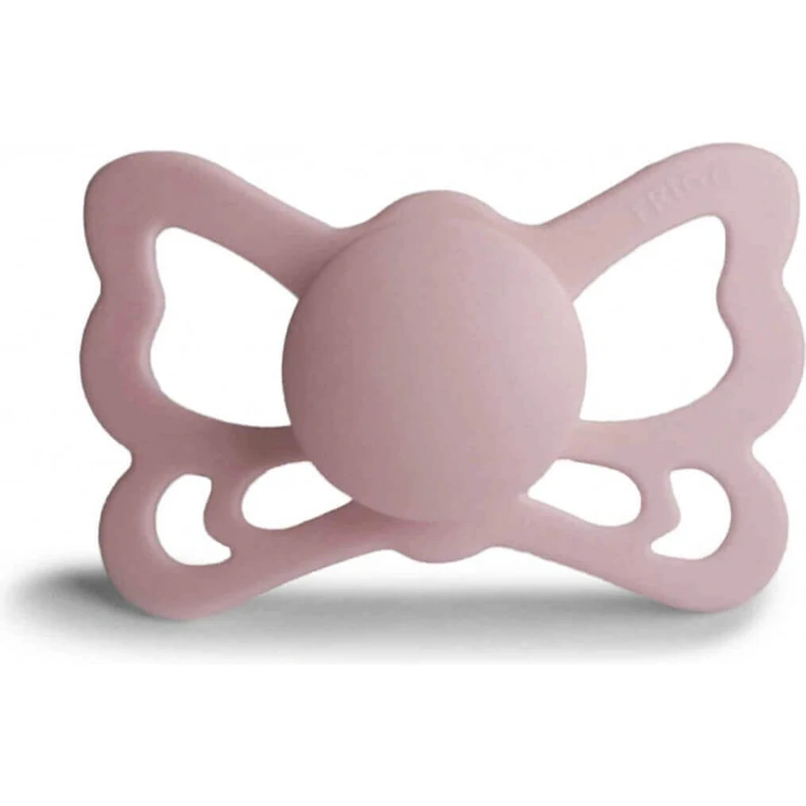 Пустышка FRIGG Butterfly анатомическая силиконовая Blush, +6м 1×1 шт, силиконовая пустышка: цены и характеристики