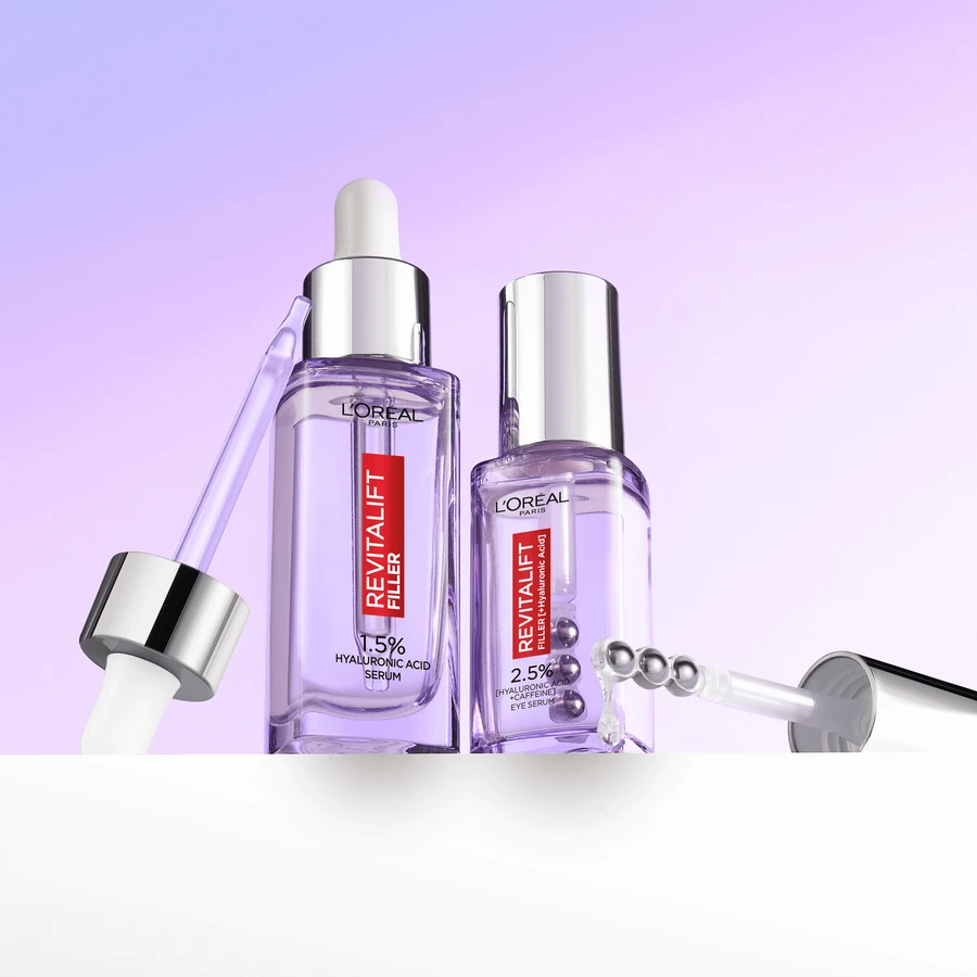 L'Oréal Paris Набор сывороток для кожи Revitalift Filler с гиалуроновой кислотой 2 шт.: цены и характеристики