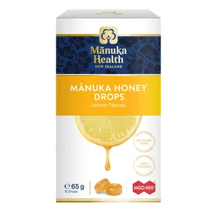 MGO 400+ Медовые конфеты Манука со вкусом натурального меда, 65 г, Manuka Health
