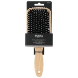 Деревянная и резиновая щетка для волос Paddle, 1 штука, Parsa