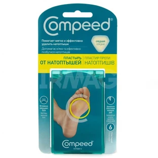 Пластир compeed проти натоптишів середній №6