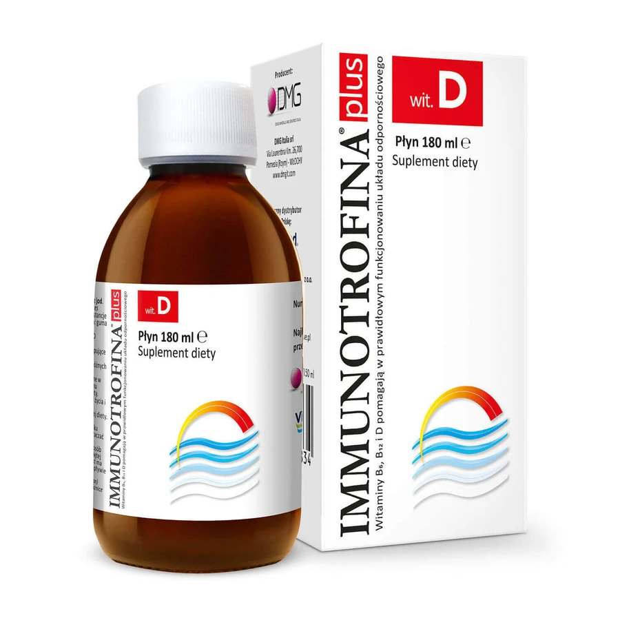 Імунотрофін плюс вітамін D DMG Imunotrofinа Plus vitamina D, 180 мл: ціни та характеристики