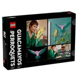 Коллекция дикой природы Ara Parrots, 18 лет+, 31211, Lego Art