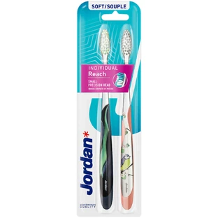 Зубная щетка Jordan Individual Reach Toothbrush Mikka, 2 штуки