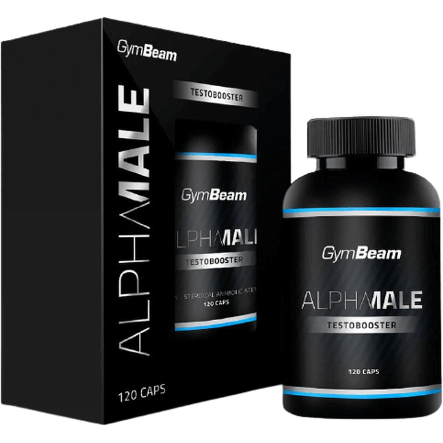 GymBeam AlphaMale TestoBooster, без ароматизаторов, 120 капсул: цены и характеристики