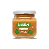 Органическое пюре из груши и яблока, +6 месяцев, 130 г, Smileat