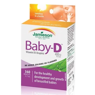 Вітамін D3 краплі для дітей 400 МО, 11,7 мл, Jamieson