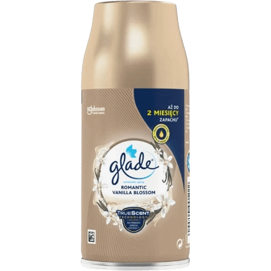 Glade Romantic Vanilla Blossom, автоматичний освіжувач повітря - змінний картридж 269 мл: ціни та характеристики