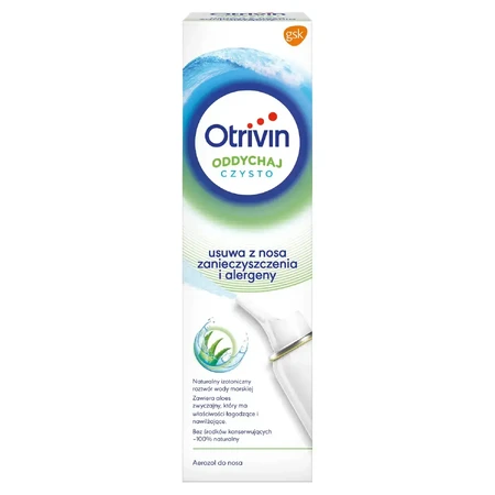 Спрей назальний Otrivin Breathe Clean з екстрактом алое вера, 100 мл: ціни та характеристики