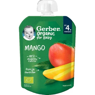 Органическое пюре из манго, 80 г, Gerber