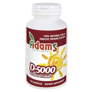 Вітамін D-5000, 120 капсул, Adams Vision