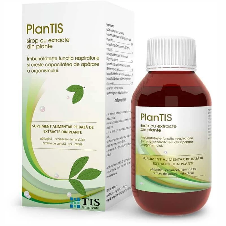 Сироп с экстрактами трав PlanTis, 150 мл, Tis Farmaceutic: цены и характеристики