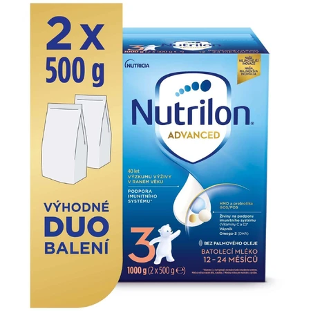 Суха молочна молочна суміш Nutrilon 3 малюк 1000 г: ціни та характеристики